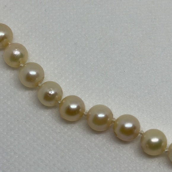 14k real freshwater pearls necklace - Picture 3 of 8